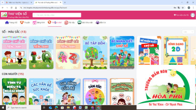 TRANG WEB THƯ VIỆN SỐ